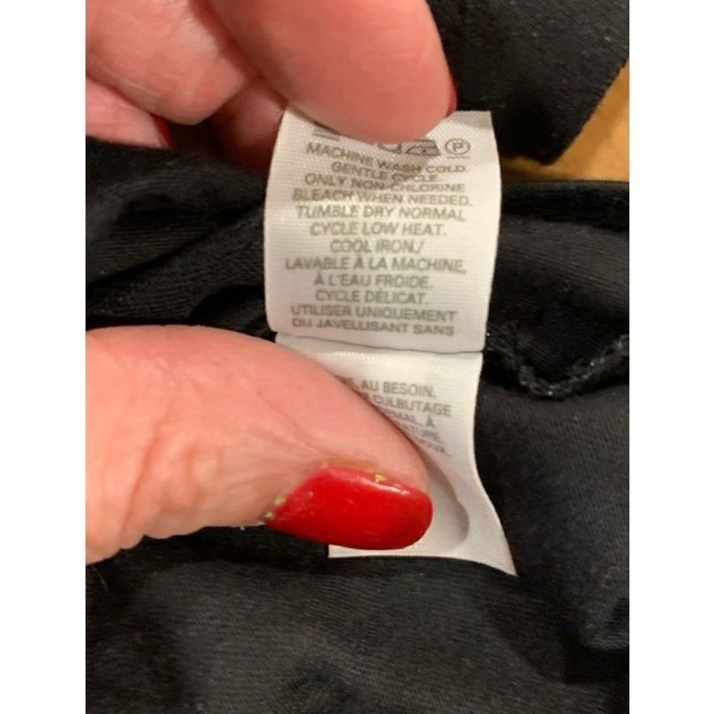 Victoria’s Secret Tee-Shirt, Sexy, Black, Narrow Transparent Stripes - Picture 4 of 9